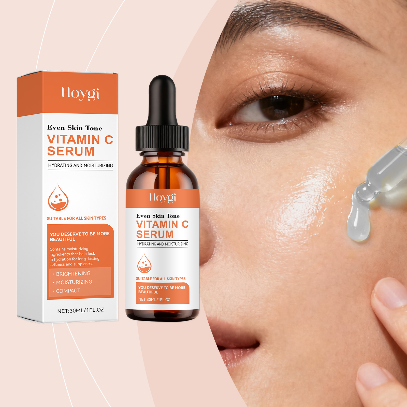Snail Mucin Essence - Serum z Witaminą C do Twarzy