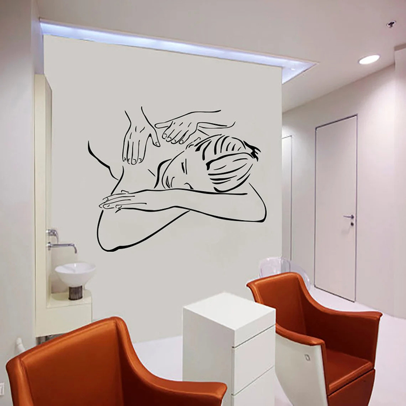 Skincare Quote - Spa Salon Masaż Naklejki ścienne Pielęgnacja