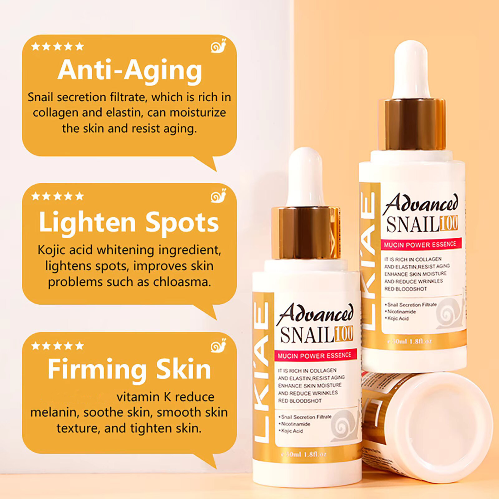 LKIAE Advanced Snail Mucin Wom – Snail Mucin Essence recenzja i cena