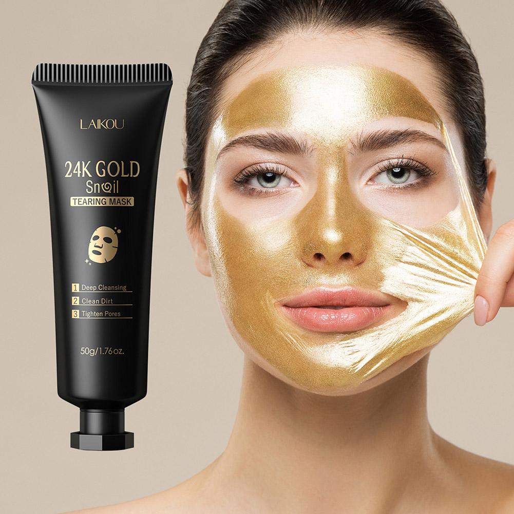 LAIKOU 24K Gold SNAIL TEARING  – Snail Cream Gel recenzja i cena