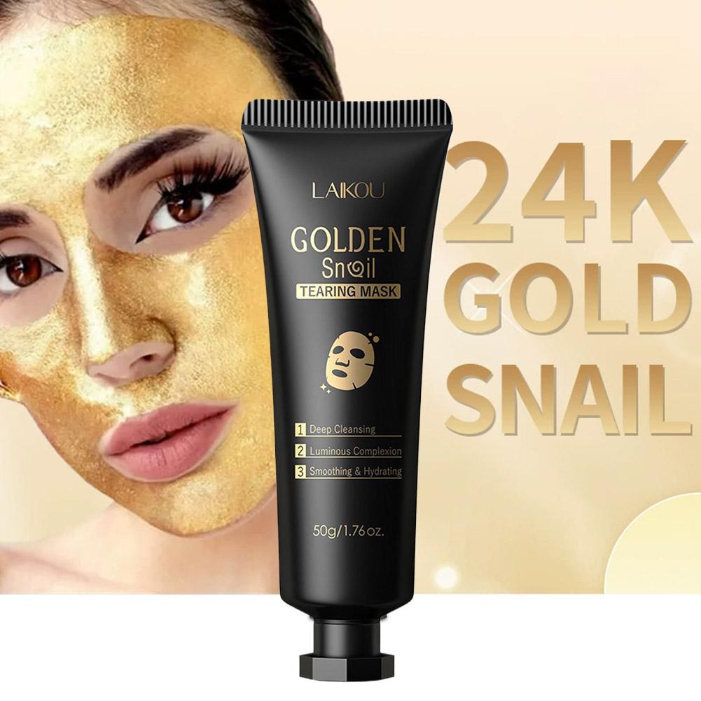 LAIKOU 24K Gold SNAIL TEARING  – Snail Cream Gel recenzja i cena