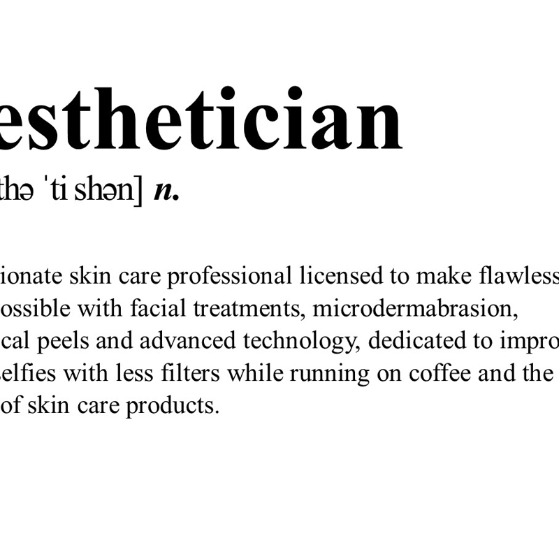 Estetyk definicja druk na płót – Skincare Quote recenzja i cena