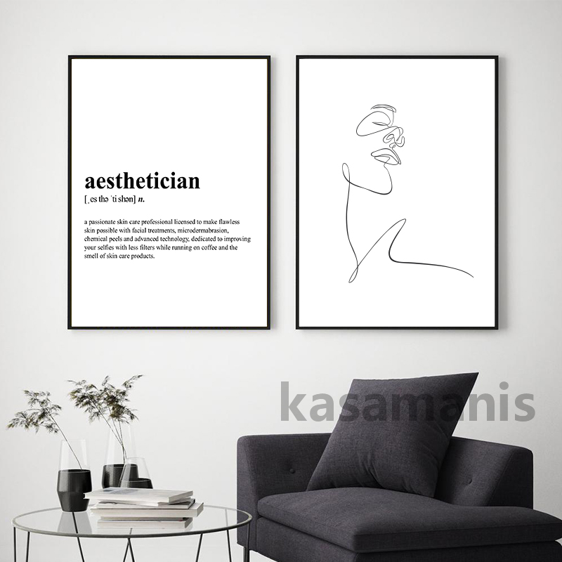Estetyk definicja druk na płót – Skincare Quote recenzja i cena